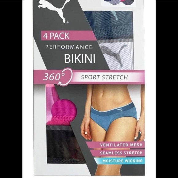 Puma 360o Performance Bikini Sport Stretch, 4-Pack - Picture 7 of 14